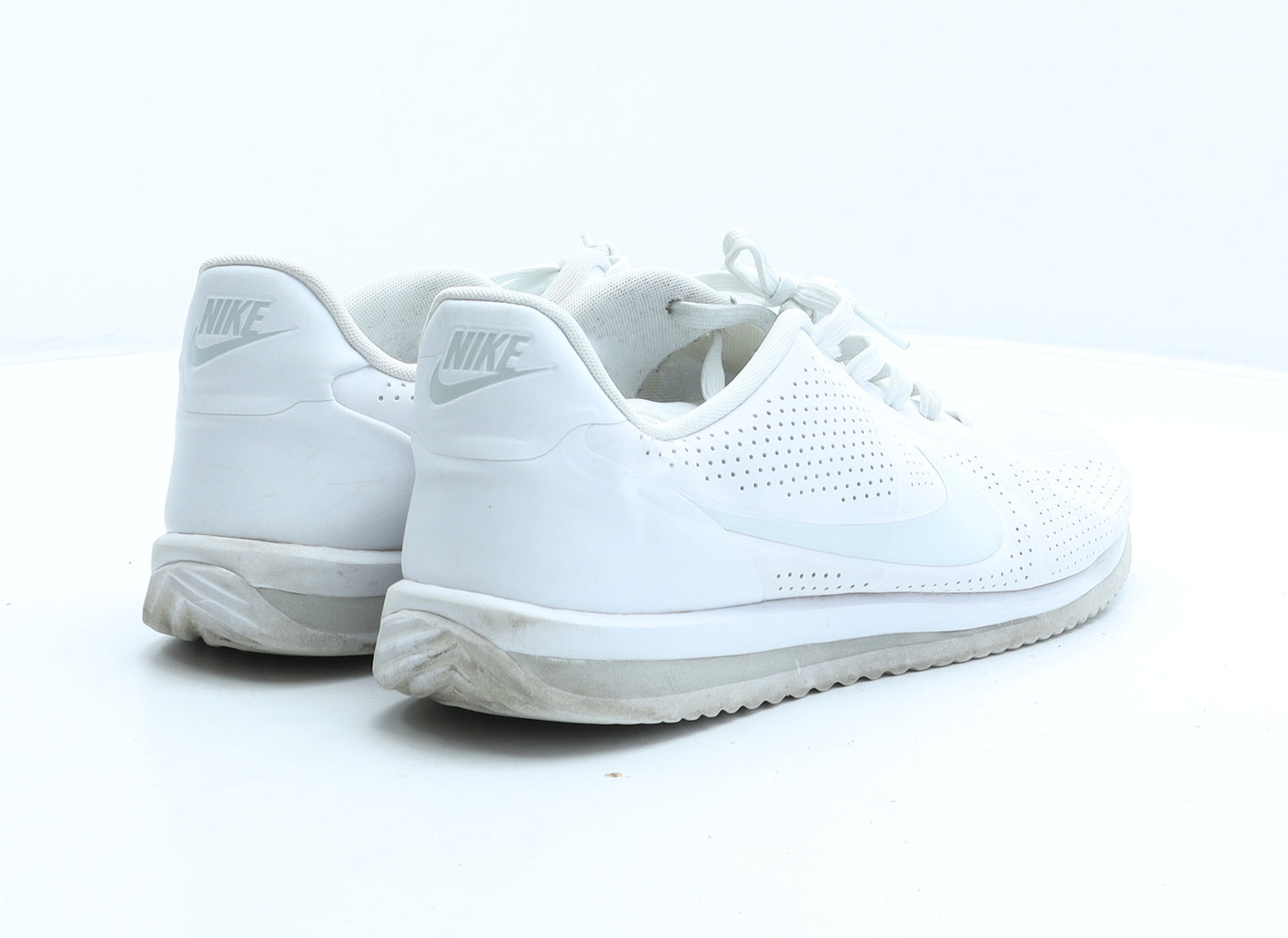 Nike Mens White Synthetic Trainer UK 10