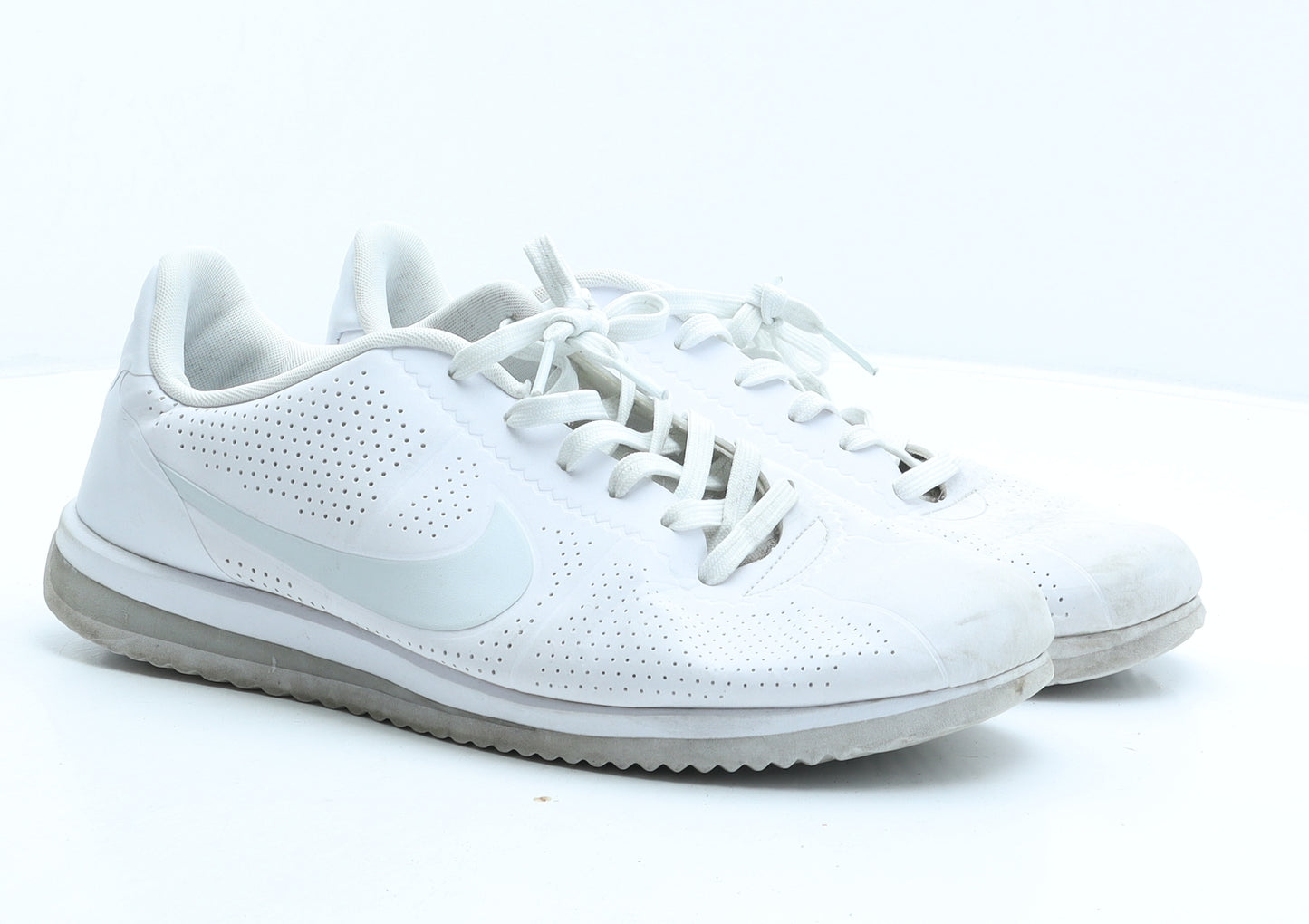 Nike Mens White Synthetic Trainer UK 10