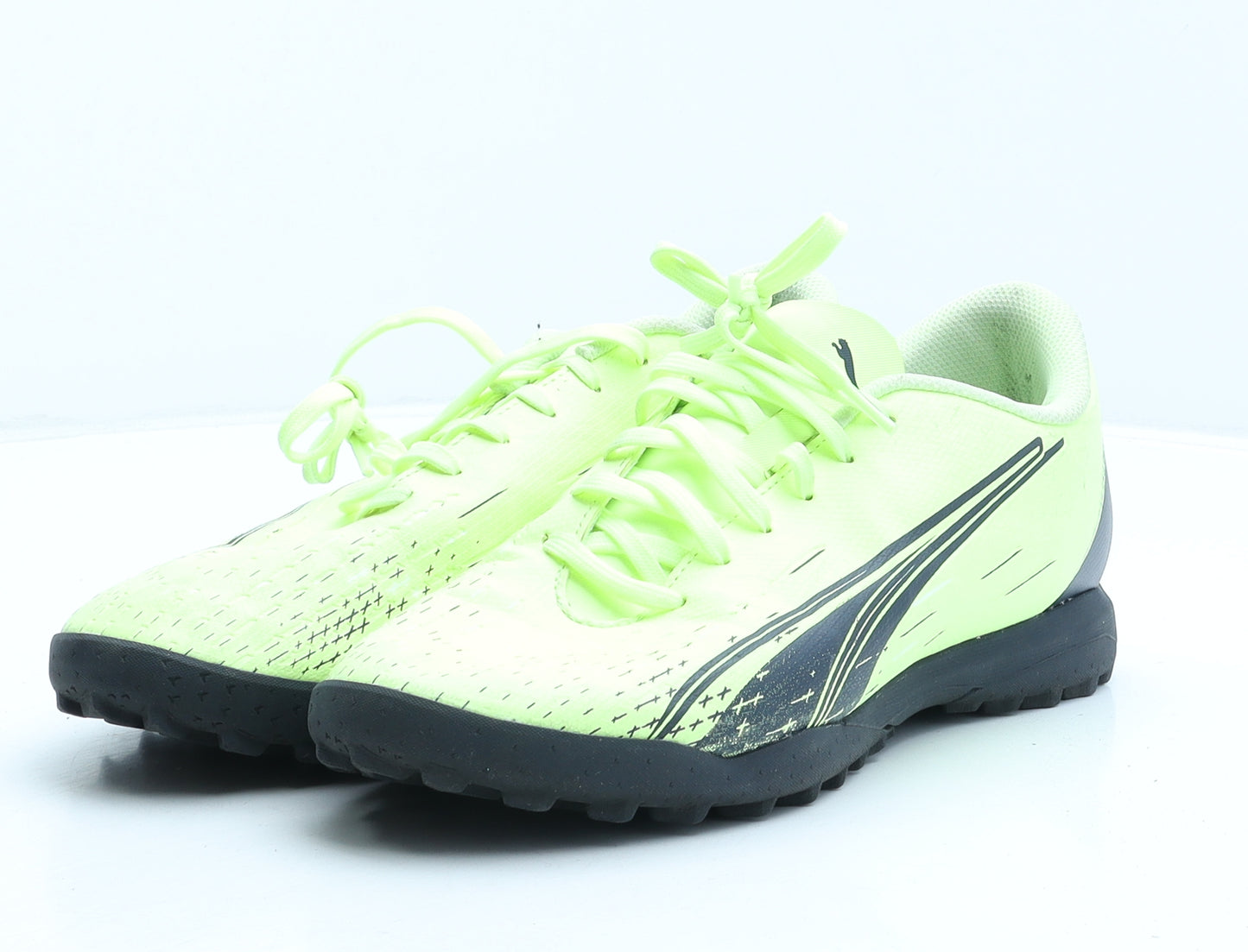 PUMA Mens Green Geometric Synthetic Trainer UK 8
