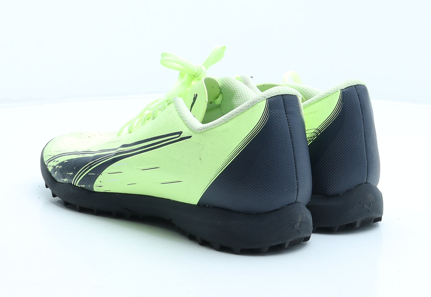 PUMA Mens Green Geometric Synthetic Trainer UK 8