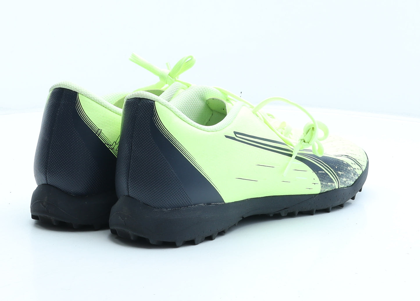 PUMA Mens Green Geometric Synthetic Trainer UK 8