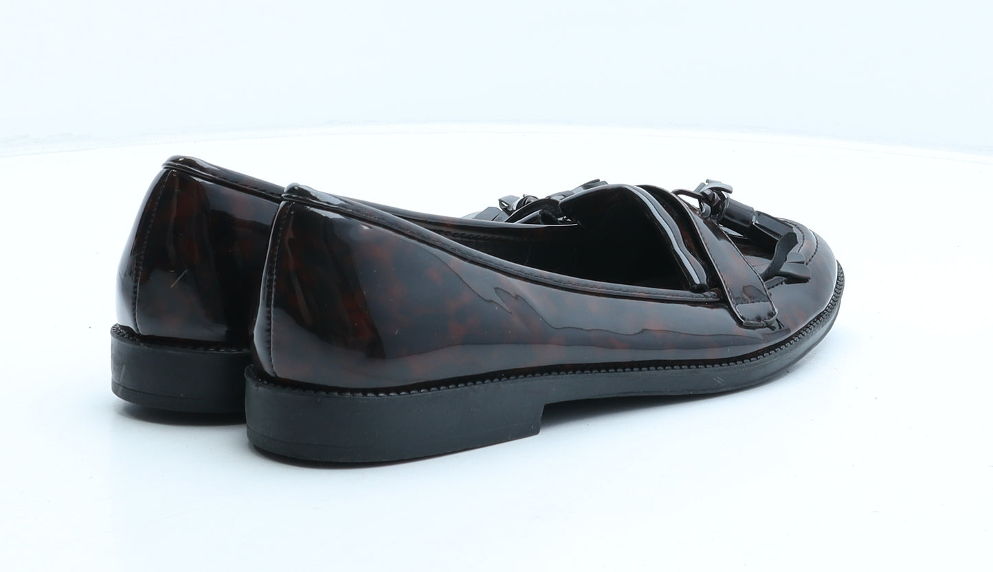 Primark Womens Brown Synthetic Loafer Casual UK 7