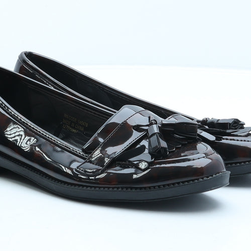 Primark Womens Brown Synthetic Loafer Casual UK 7