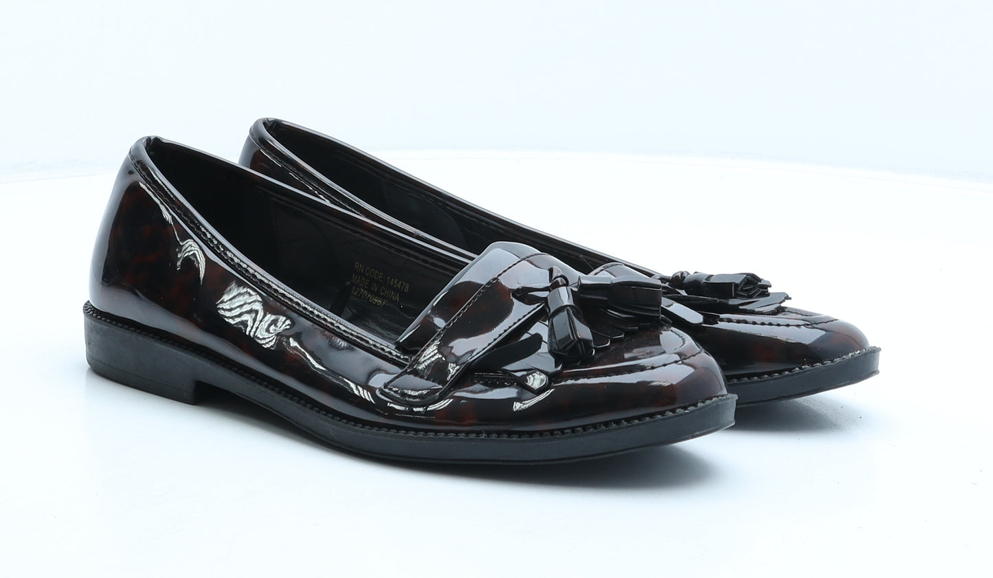 Primark Womens Brown Synthetic Loafer Casual UK 7