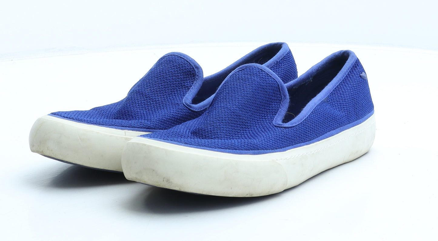 NEXT Womens Blue Fabric Trainer UK 5