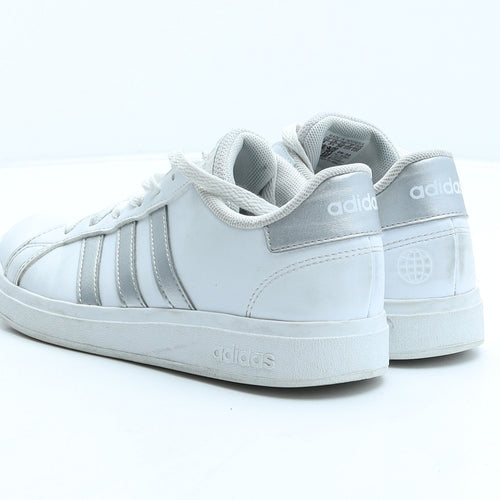 adidas Womens White Synthetic Trainer UK 3.5