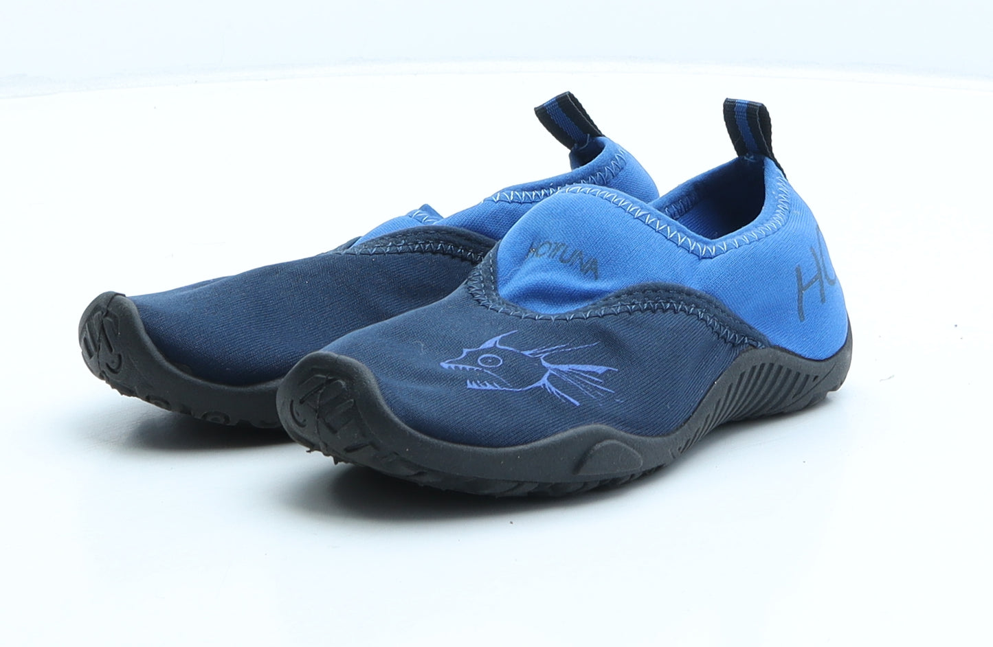 Hot Tuna Boys Blue Colourblock Fabric Slip On Casual UK 11 29 - Aqua shoes