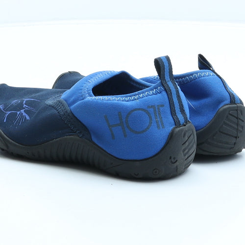 Hot Tuna Boys Blue Colourblock Fabric Slip On Casual UK 11 29 - Aqua shoes