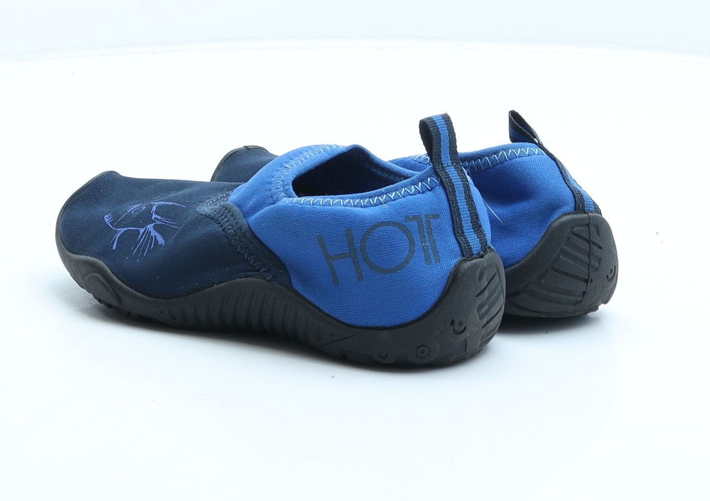 Hot Tuna Boys Blue Colourblock Fabric Slip On Casual UK 11 29 - Aqua shoes