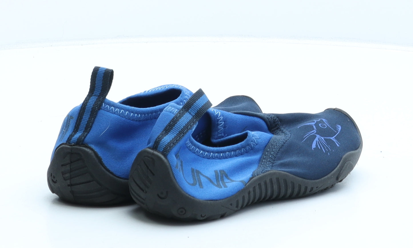 Hot Tuna Boys Blue Colourblock Fabric Slip On Casual UK 11 29 - Aqua shoes