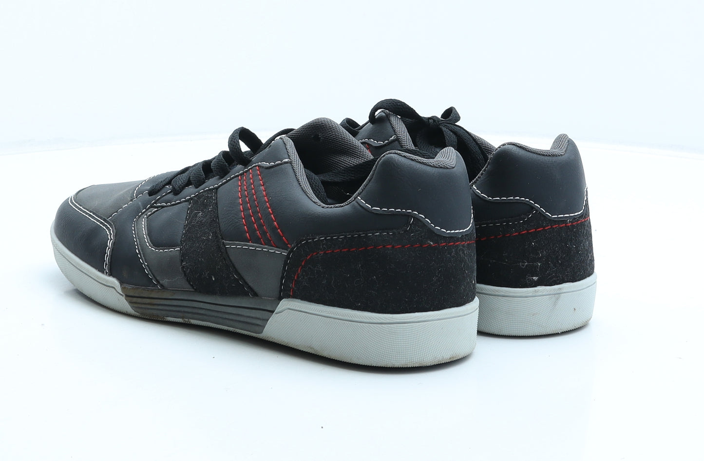 Livergy Mens Black Synthetic Trainer UK 7.5 41