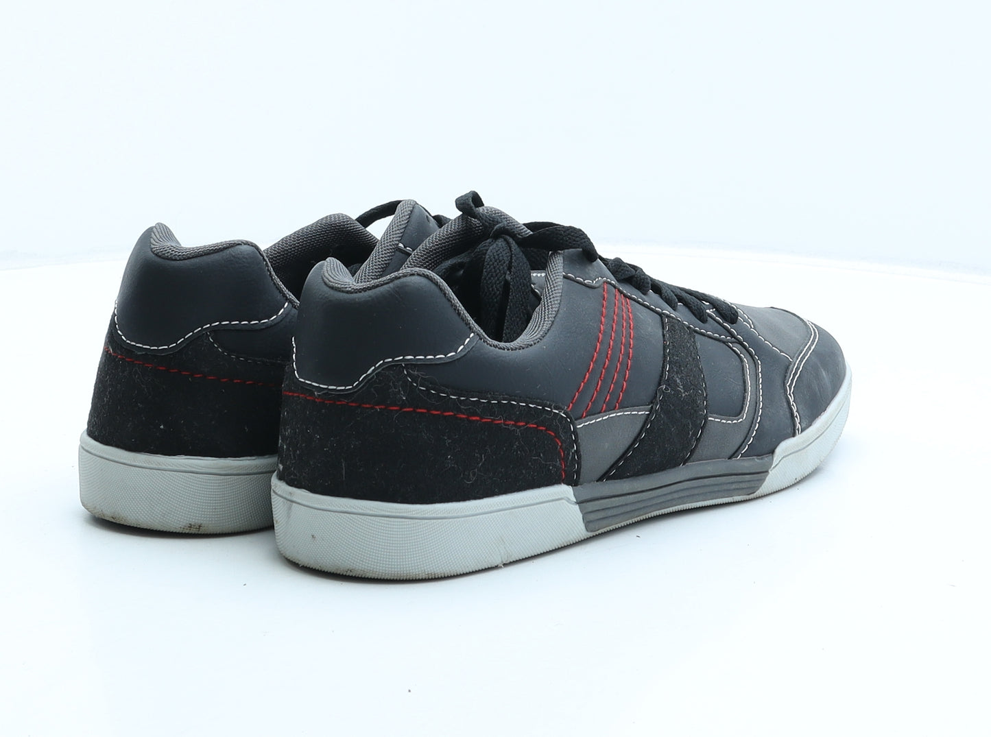 Livergy Mens Black Synthetic Trainer UK 7.5 41