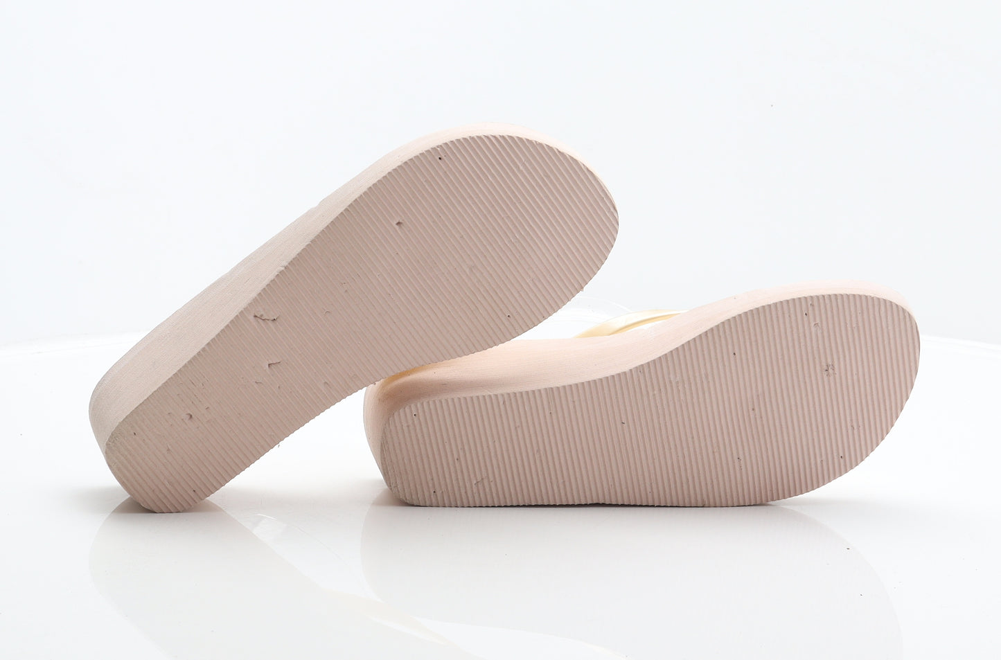 Papaya Womens Beige Synthetic Flip-Flop Sandal UK 7 41