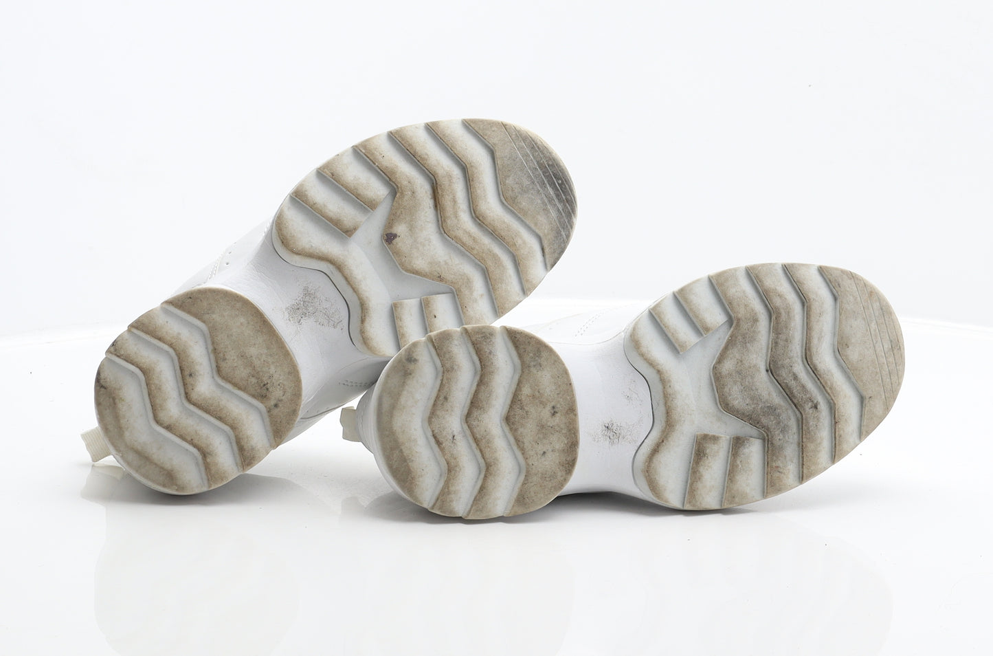 Primark Womens White Synthetic Trainer UK 4 37