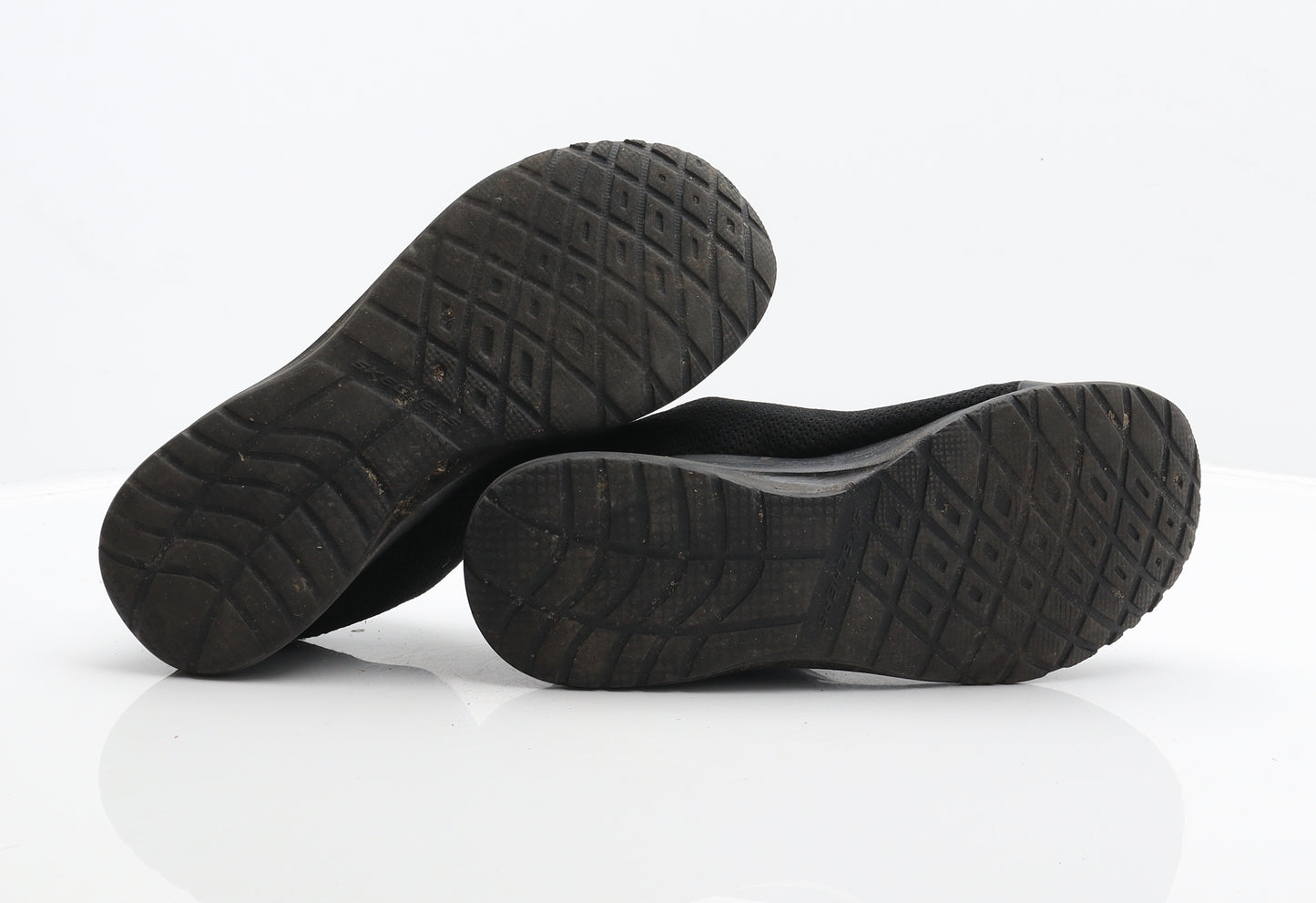 Skechers Boys Black Polyester Trainer UK 5 38