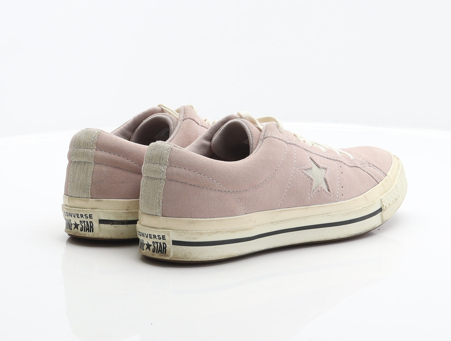 Converse Womens Pink Leather Trainer UK 6 39