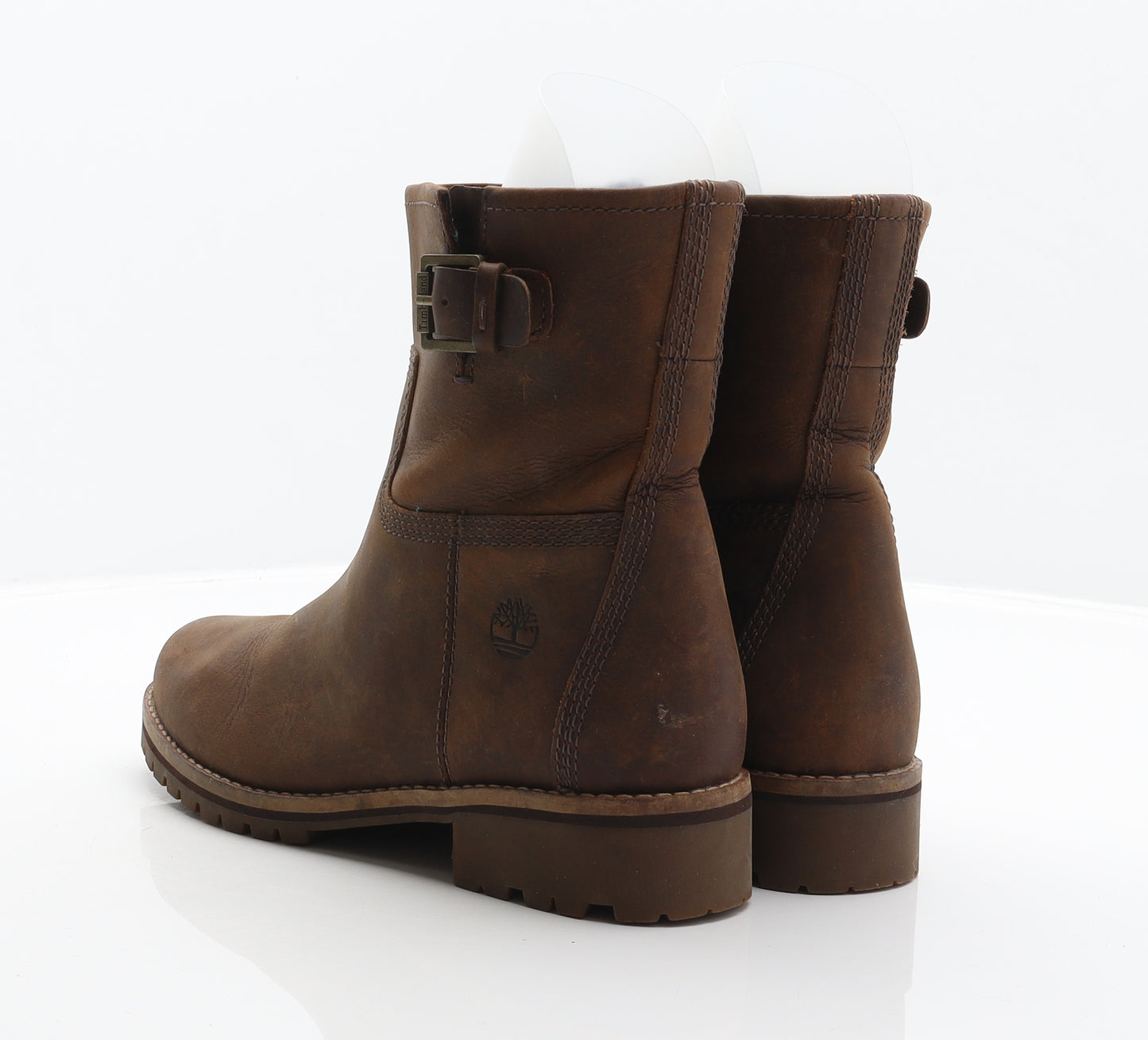 Timberland Womens Brown Leather Biker Boot UK 6 39