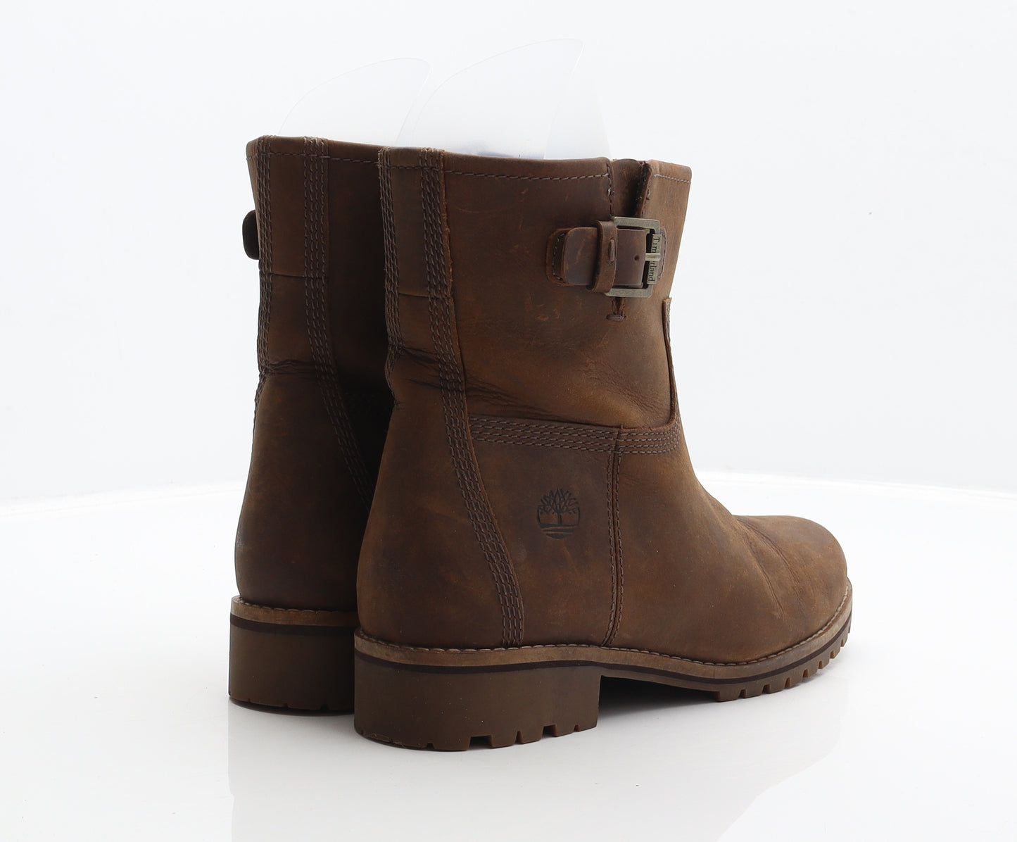 Timberland Womens Brown Leather Biker Boot UK 6 39