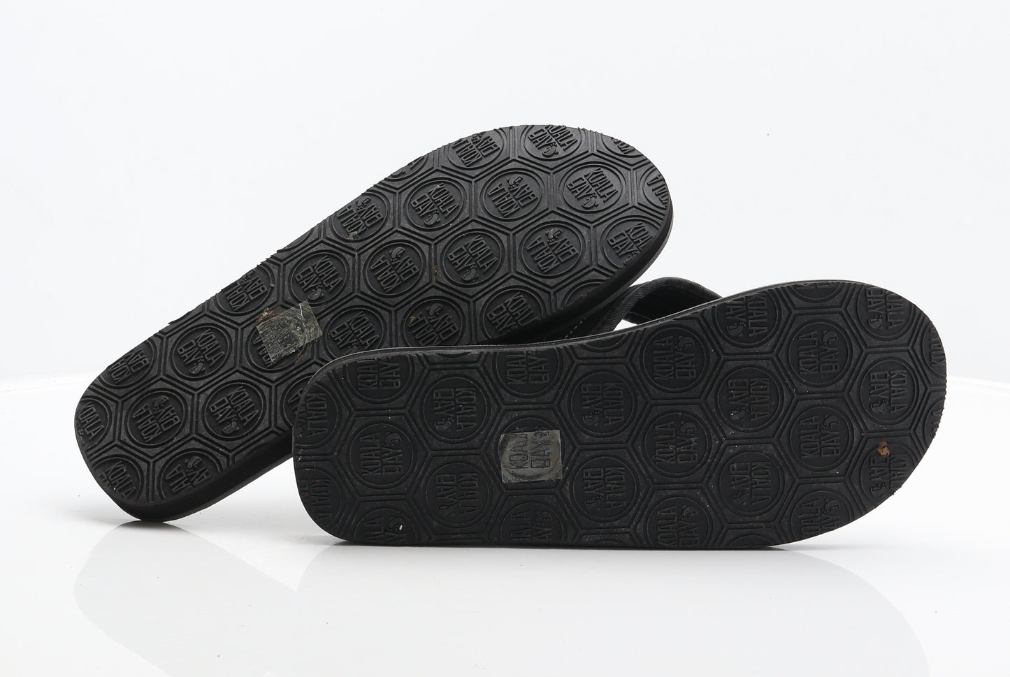 Koala Bay Mens Black Polyester Thong Sandal UK 11.5 45