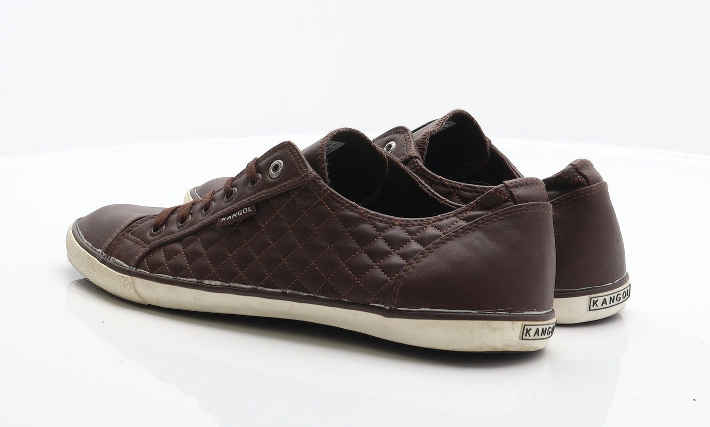 Kangol Mens Brown Synthetic Trainer UK 1.5 46