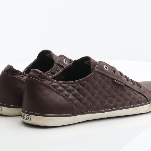 Kangol Mens Brown Synthetic Trainer UK 1.5 46