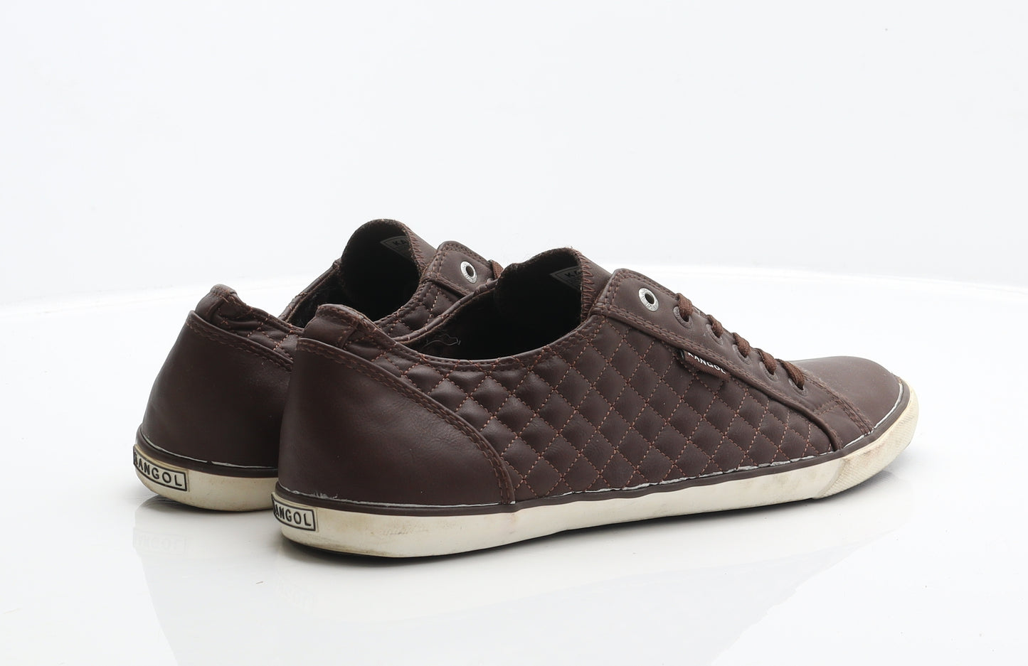 Kangol Mens Brown Synthetic Trainer UK 1.5 46