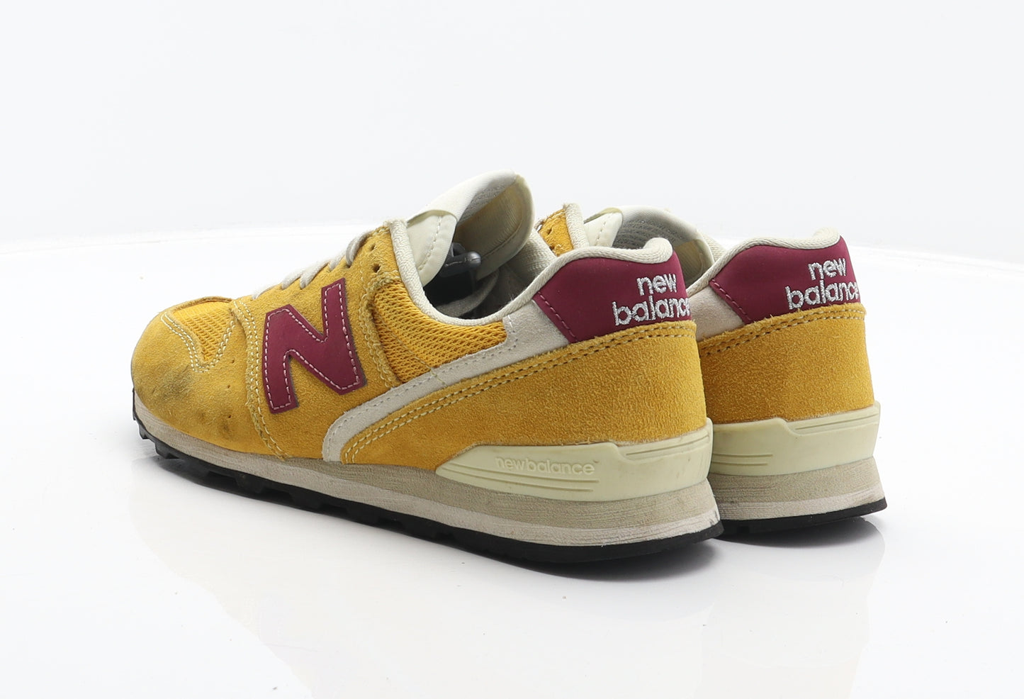 New Balance Womens Yellow Suede Trainer UK 5.5 38