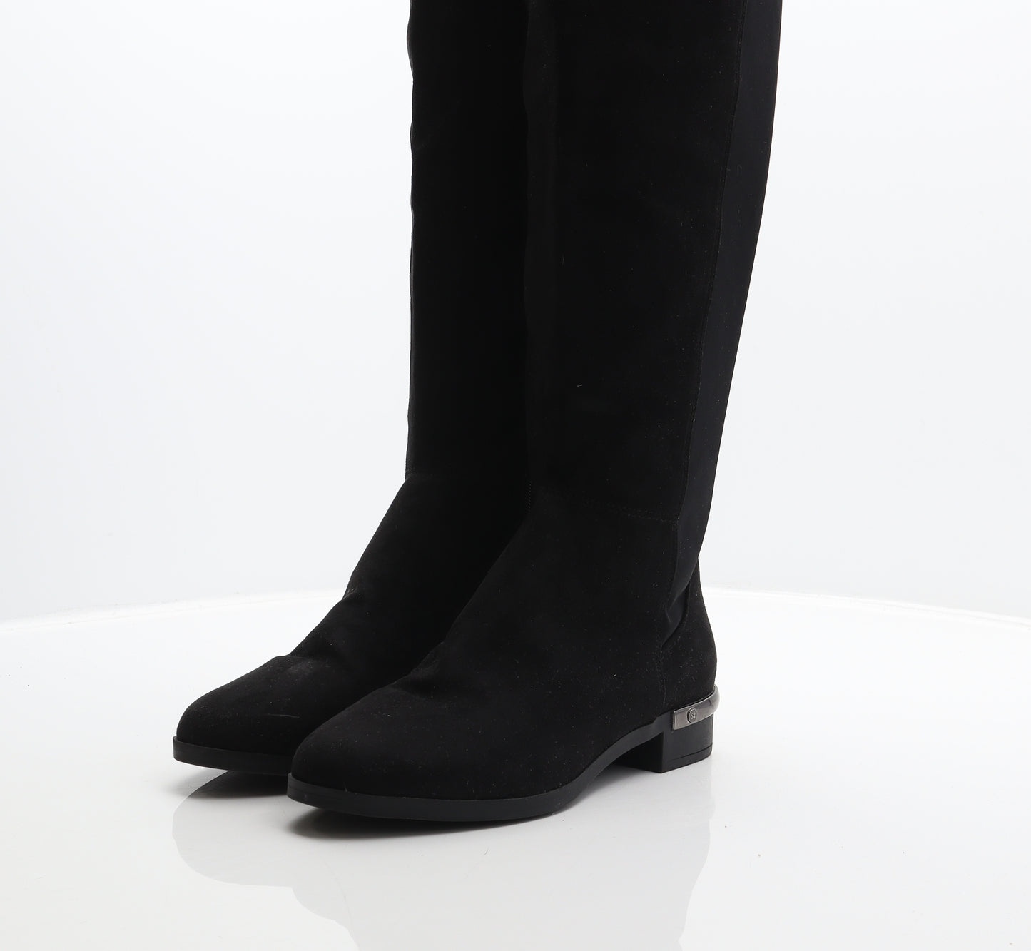 Papaya Womens Black Synthetic Slip On Boot UK 5 38