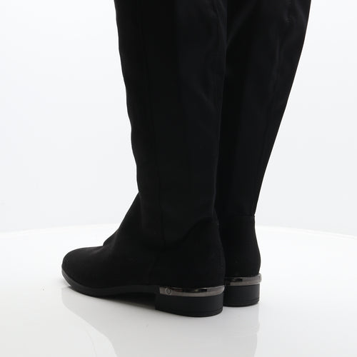 Papaya Womens Black Synthetic Slip On Boot UK 5 38