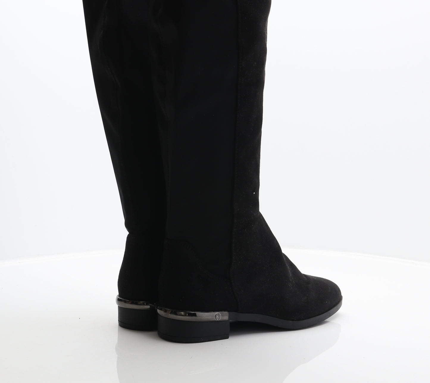 Papaya Womens Black Synthetic Slip On Boot UK 5 38