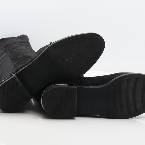 Papaya Womens Black Synthetic Slip On Boot UK 5 38