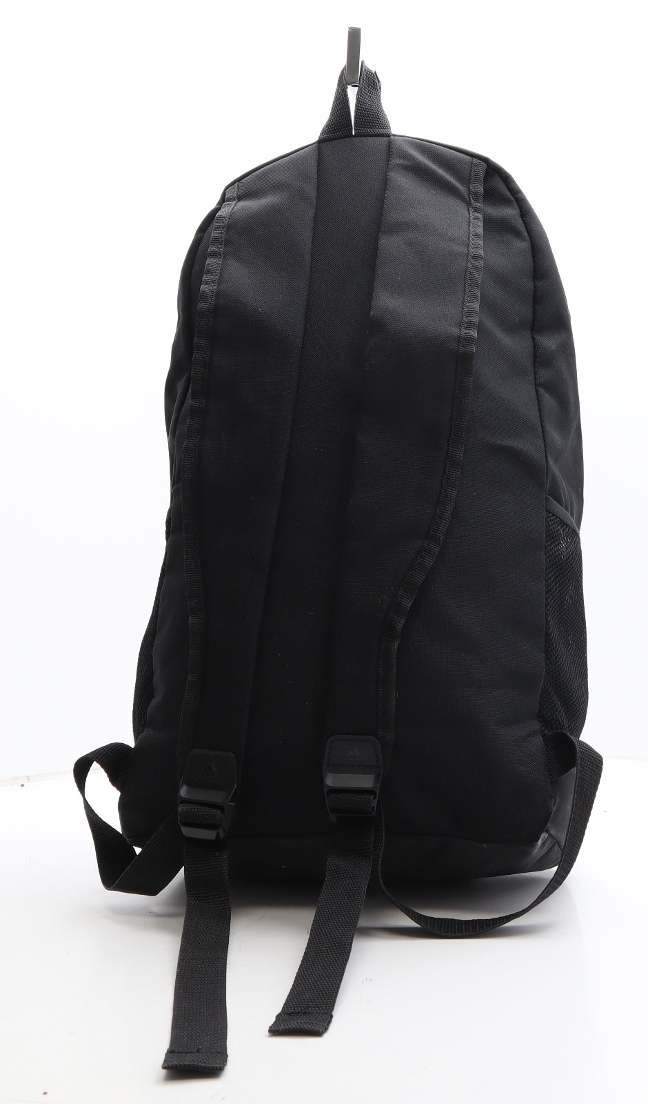 adidas Womens Black Geometric Polyester Backpack Size Extra Large