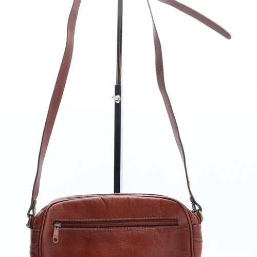 Jane Stilton Womens Brown Leather Crossbody Size Small