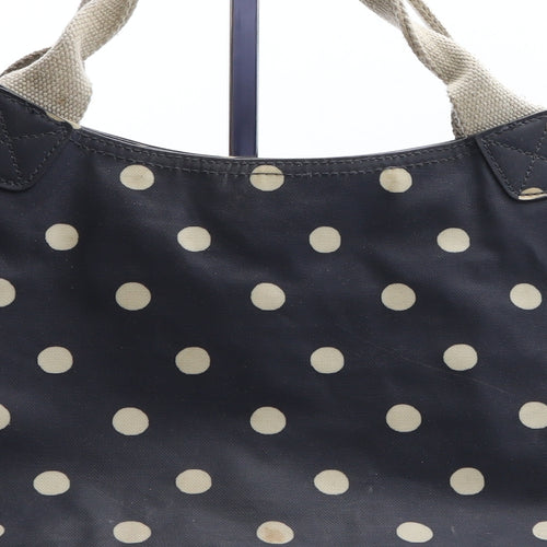 Cath Kidston Womens Blue Polka Dot Nylon Top Handle Bag Size Medium