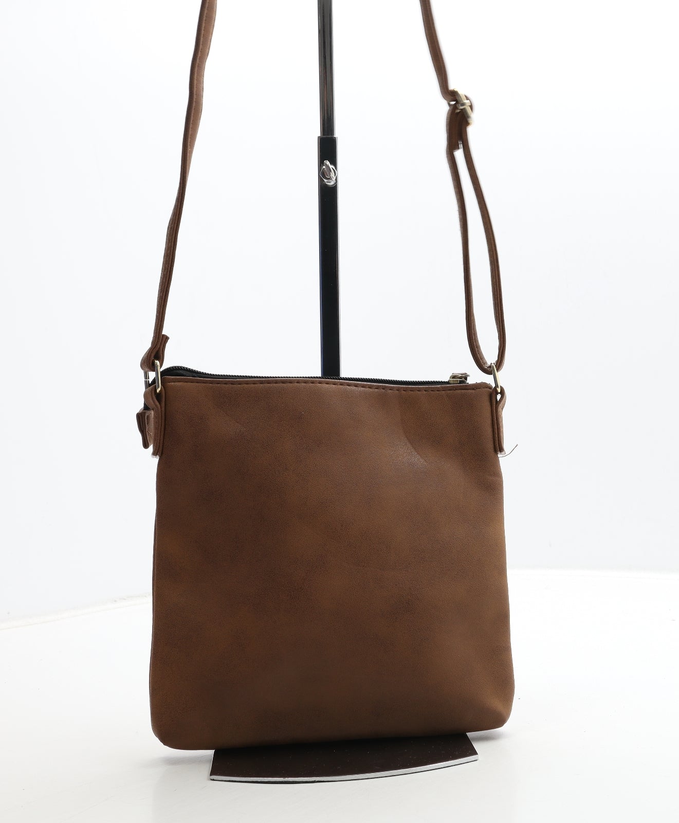 Primark Womens Tan Polyurethane Crossbody Size Small