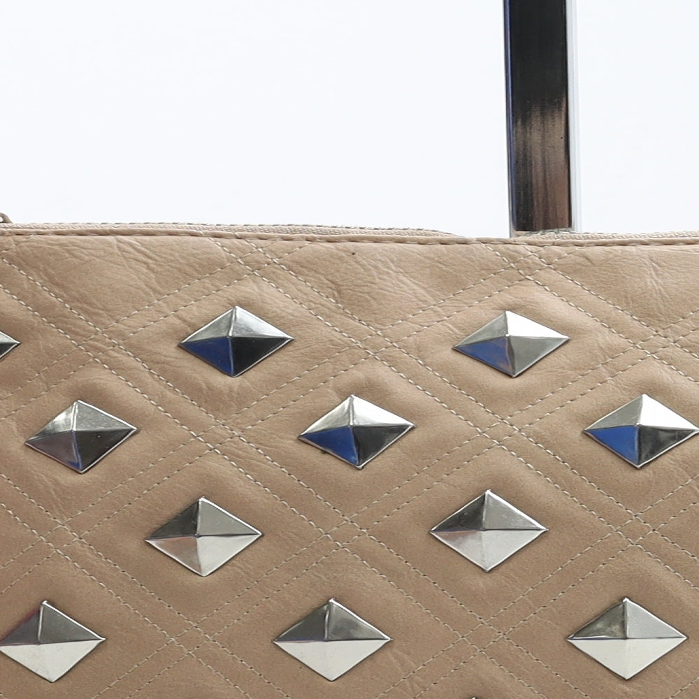 New Look Womens Nude Polyurethane Clutch Size Small
