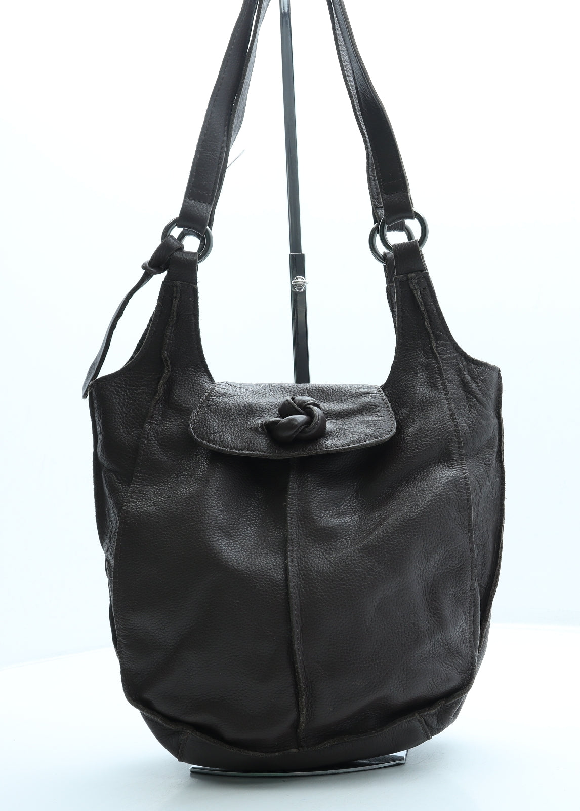 Clarks Womens Brown Leather Shoulder Bag Size Medium