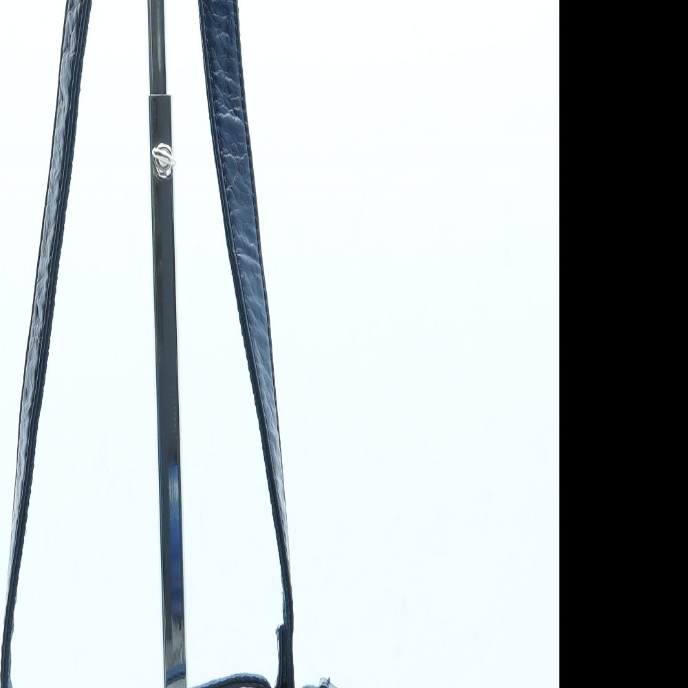 Preworn Womens Blue Leather Crossbody Size Small