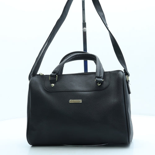 Nathalie Andersen Womens Black Leather Crossbody Size Small