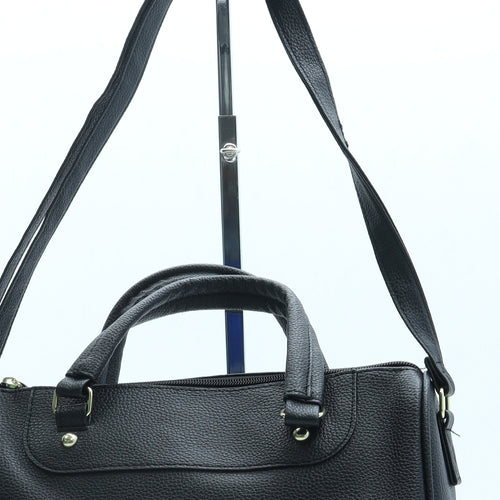 Nathalie Andersen Womens Black Leather Crossbody Size Small
