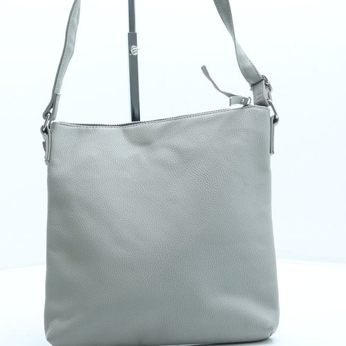 Primark Womens Grey Leather Crossbody Size Small