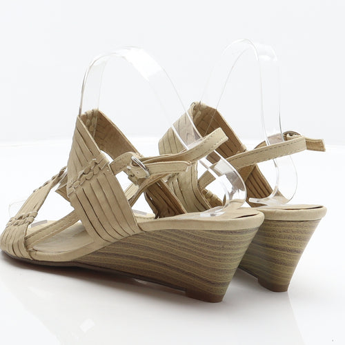 Dulce Rubio Womens Beige Synthetic Slingback Heel UK 5 38