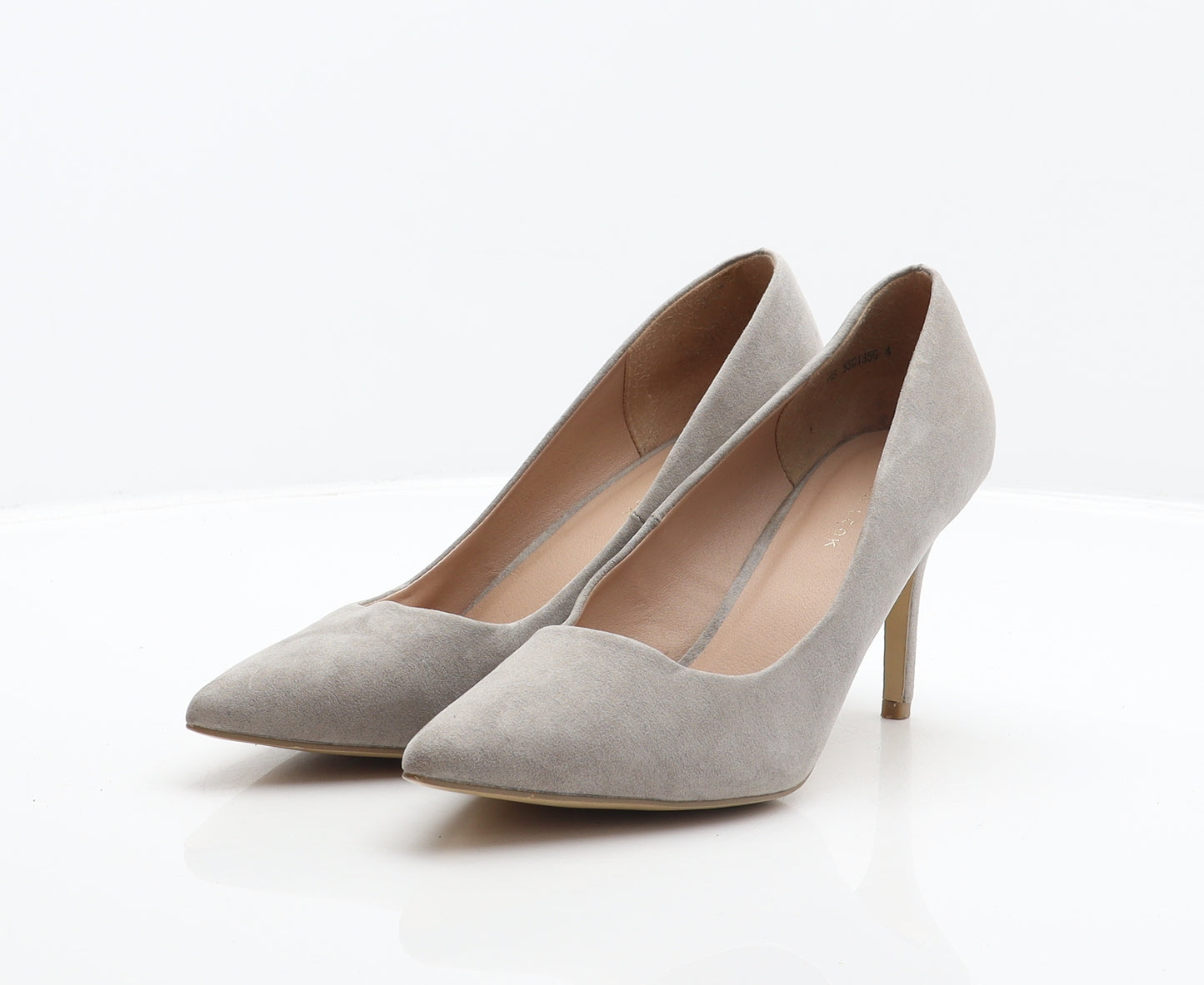 New Look Womens Grey Polyester Court Heel UK 6 39