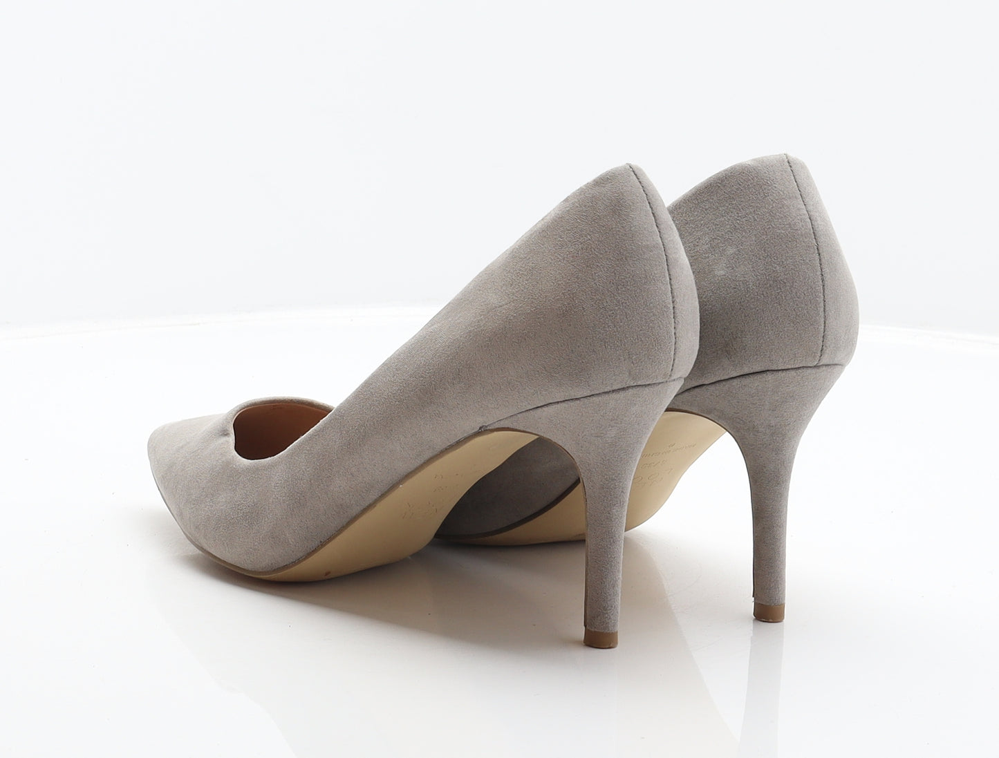 New Look Womens Grey Polyester Court Heel UK 6 39