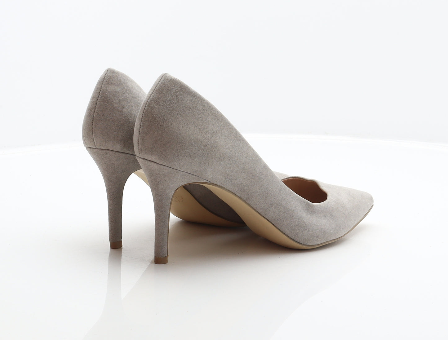 New Look Womens Grey Polyester Court Heel UK 6 39