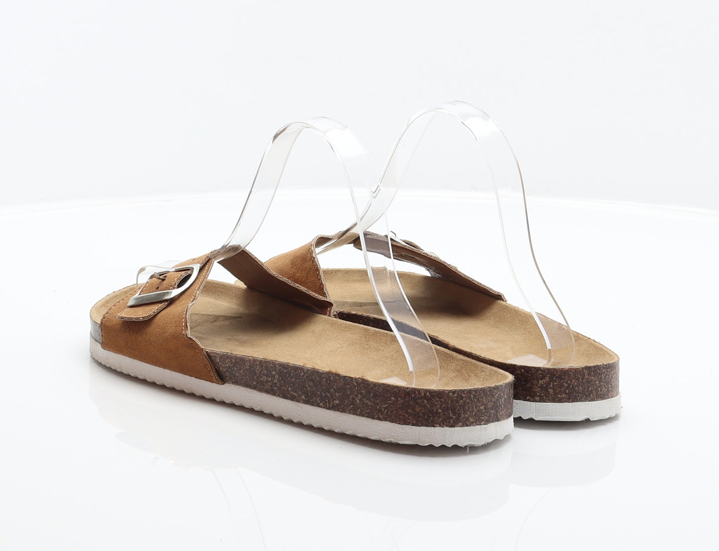 Primark Womens Brown Fabric Slider Sandal UK 7 40