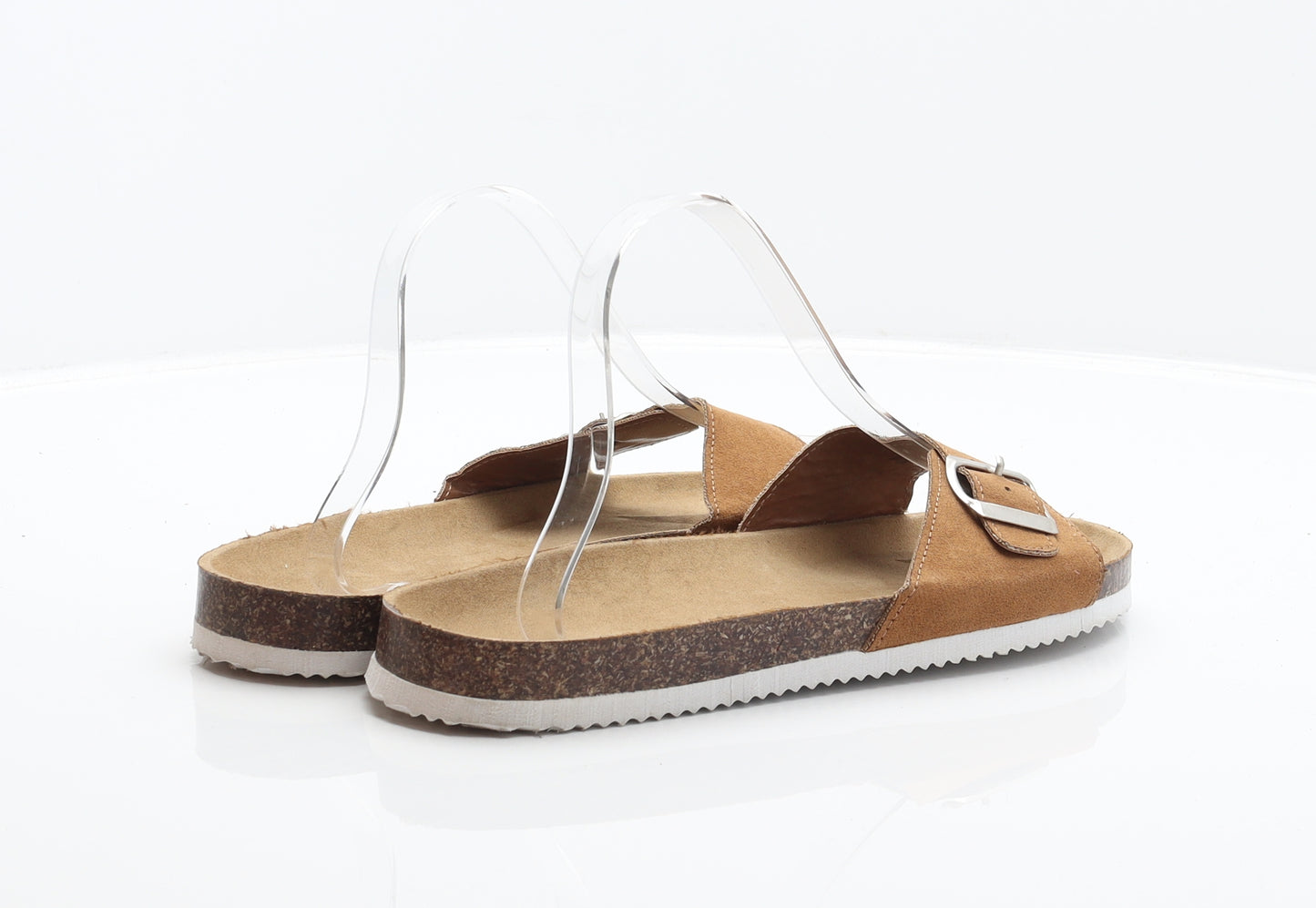 Primark Womens Brown Fabric Slider Sandal UK 7 40