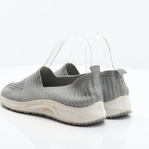 Preworn Womens Grey Polyester Trainer UK 4 37