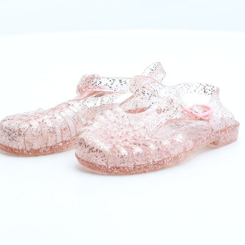 George Girls Pink Rubber Fisherman Sandal UK 11