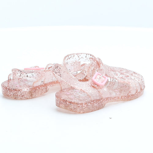 George Girls Pink Rubber Fisherman Sandal UK 11